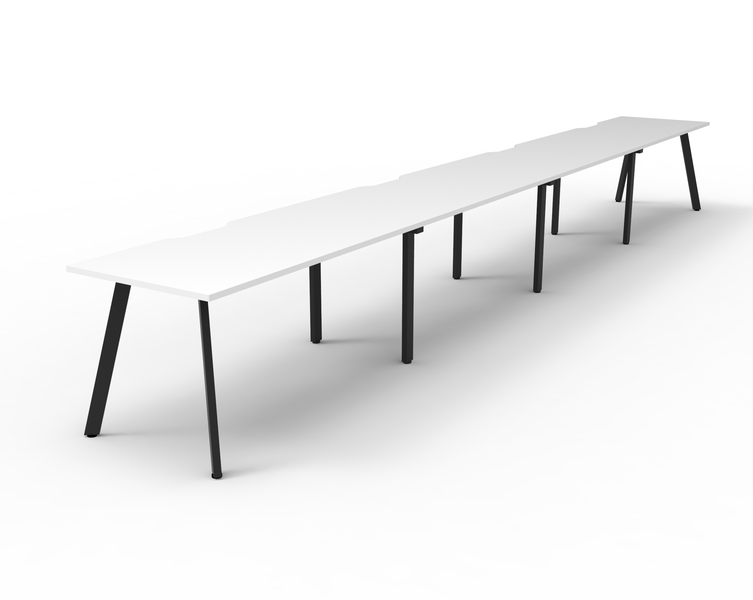 Eternity 4 Person Single Sided Workstations